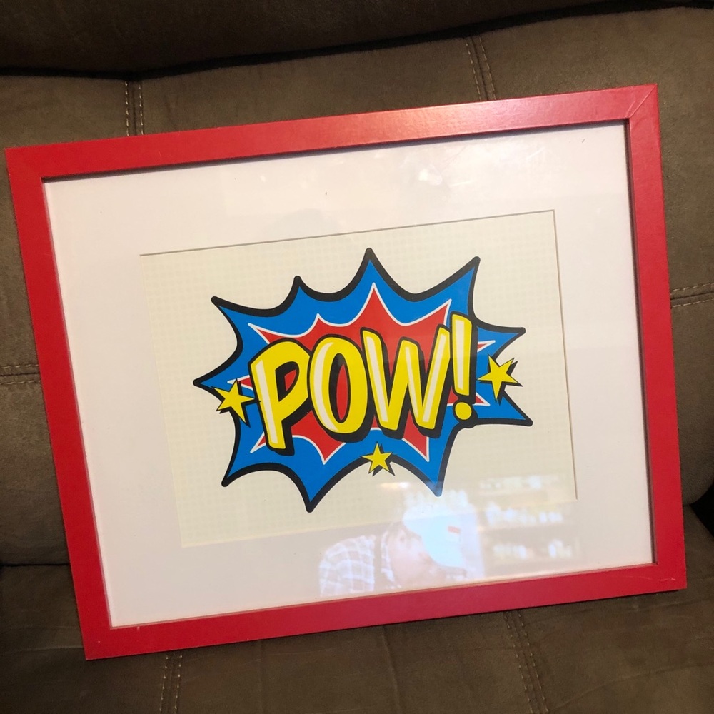 Pow! Superhero Wall Decor